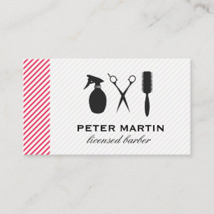 Hair Clippers Barber Tools Business Card