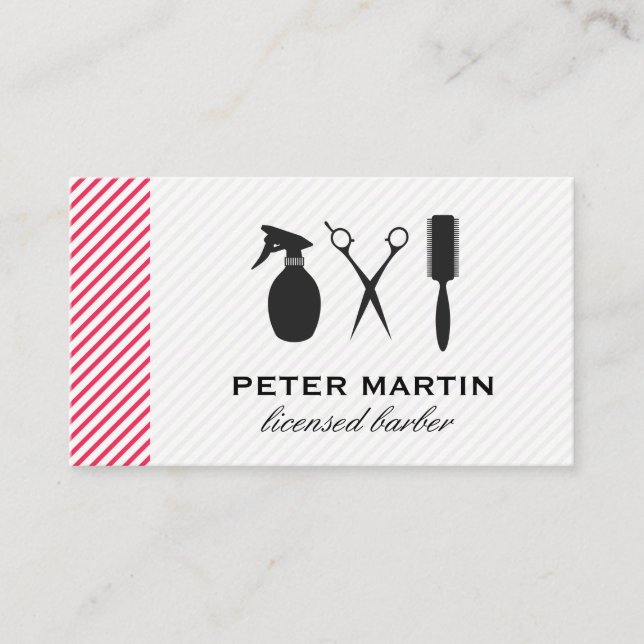 Hair Clippers | Barber Tools Business Card (Front)