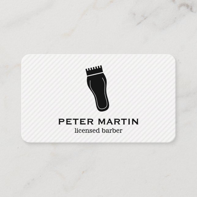 Hair Clippers Business Card (Front)
