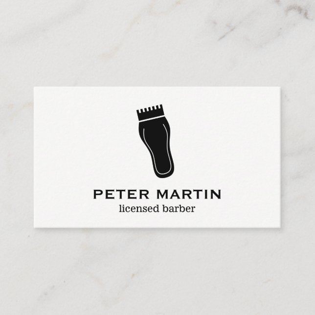 Hair Clippers Business Card (Front)