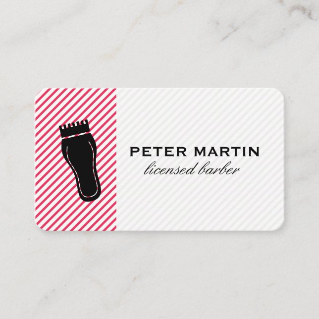 Hair Clippers Business Card (Front)