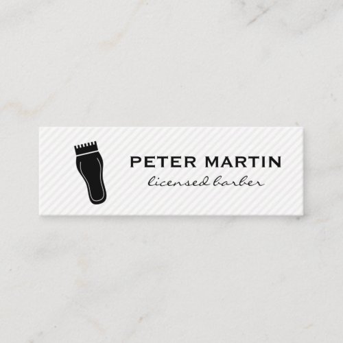 Hair Clippers Mini Business Card