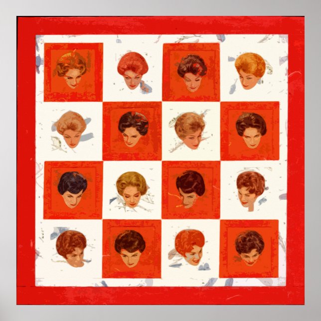Hair Color Bingo Poster (Front)