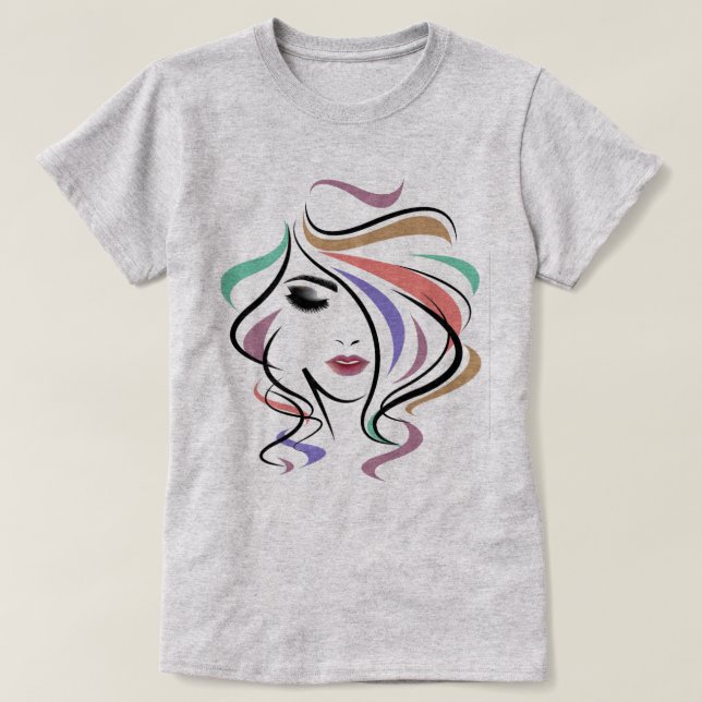 Hair Color T-Shirt (Design Front)