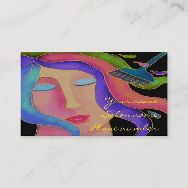 Hair Colorist Business Card (Front)