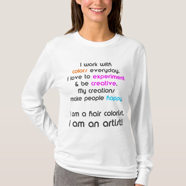 Hair Colorist T-Shirt (Front)