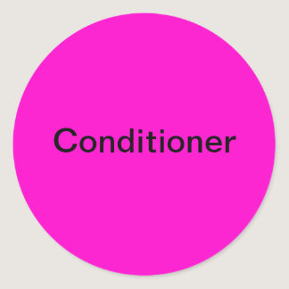 Hair Conditioner Labels/ Classic Round Sticker