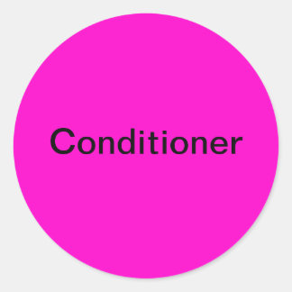Hair Conditioner Labels/ Classic Round Sticker