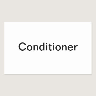 Hair Conditioner Labels/ Rectangular Sticker