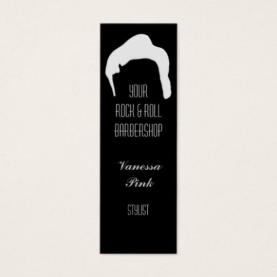 Hair Cosmetology Barber Salon Mini Business Card
