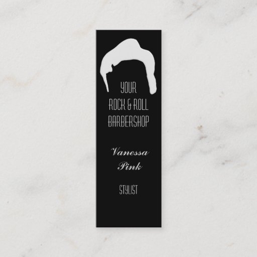 Customizable Hair Cosmetology Barber Salon Business Card