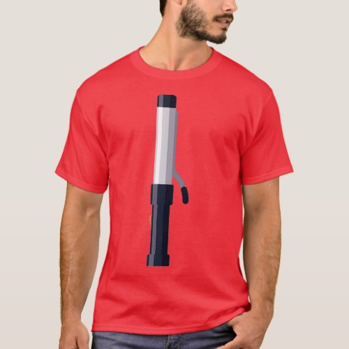 Hair Curling Iron T_Shirt