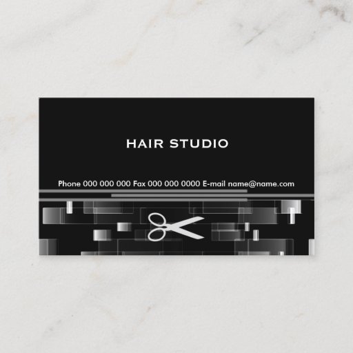 Customizable hair_design_studio_business business card template