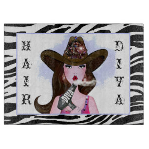 "Hair Diva" Cutting Board