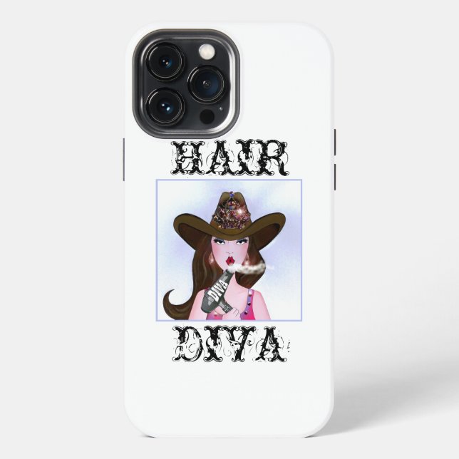 “HAIR DIVA” IPHONE CASE (Back)