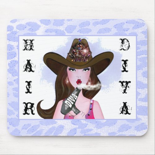 Hair DIVA Mouse Pad