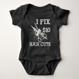 Hair Dresser Barber Hair Stylist Gift Salon Owner Baby Bodysuit