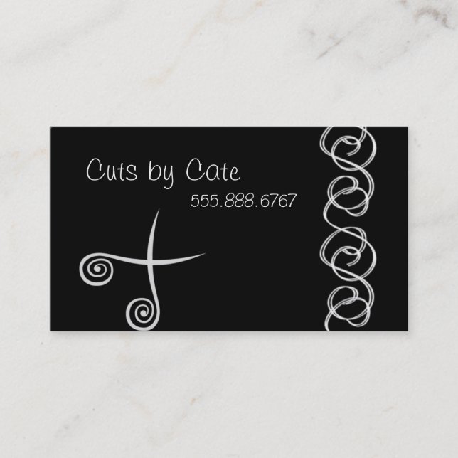 Hair Flair Business Card (Front)