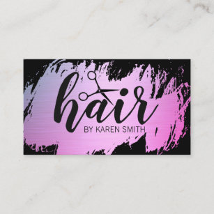 HAIR / Gold Brushed  (Glamour) Business Card