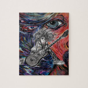 Hair Guitar Jigsaw Puzzle
