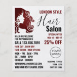 Hair Logo, Hair Stylist, Hair Salon Advert Flyer<br><div class="desc">Hair Logo,  Hair Stylist,  Hair Salon Advertising Flyers By The Business Card Store.</div>