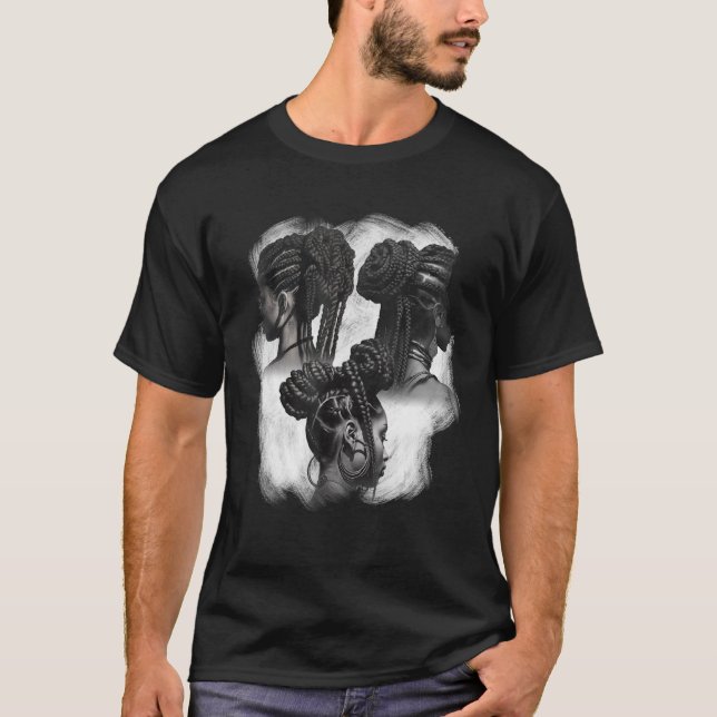 Hair Love a Tribute to the Beauty of Black Hair T-Shirt (Front)