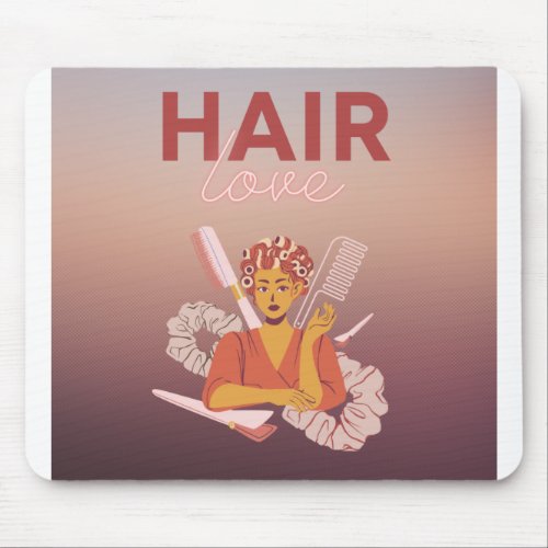 Hair Love Mouse Pad