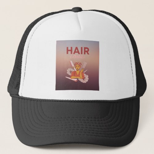 Hair Love Trucker Hat