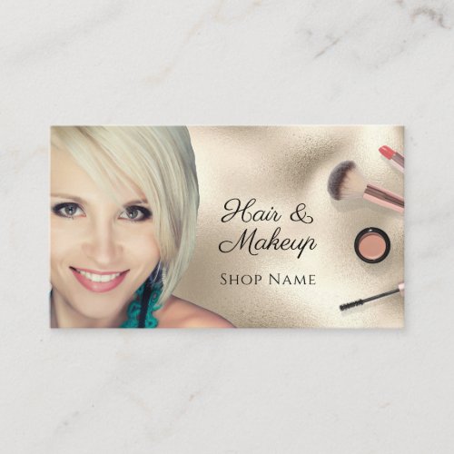 Hair  Makeup Artists Photos Gold Vs 2 Business Card