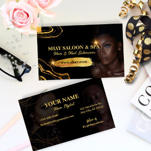 Hair Nail Salon Spa Lux Business Card