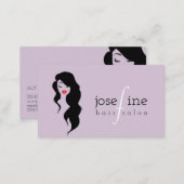 Hair Nails Salon & Spa Business Card (Front/Back)