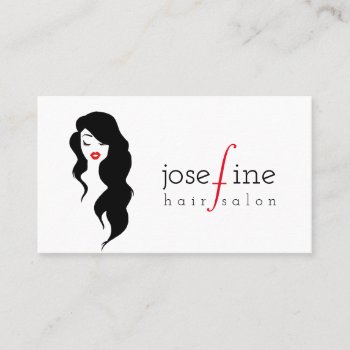 Hair Nails Salon & Spa Business Card by olicheldesign at Zazzle