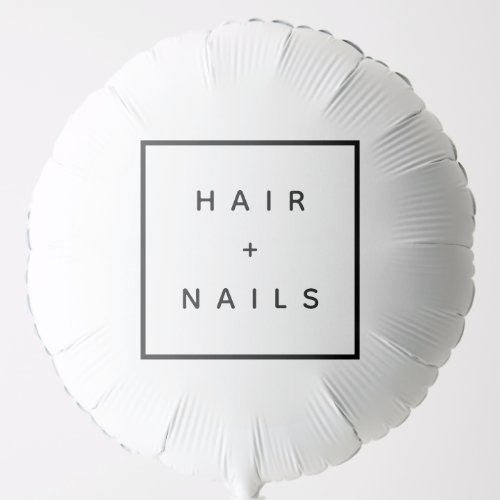 HAIR  NAILS stylist handmade label DIY Balloon