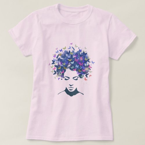 Hair of Butterflies T_Shirt