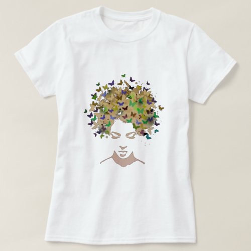 Hair of Butterflies T_Shirt