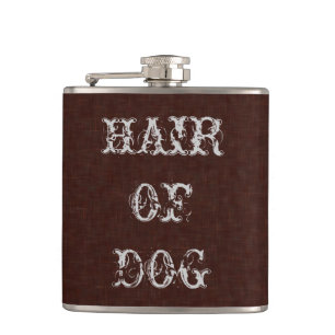 Hair Of Dog Funny Halloween Party Props Flask