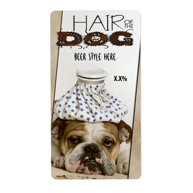 Hair of the Dog Beer Label (Front)