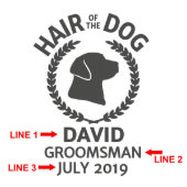 Hair Of The Dog Bloody Mary Cocktail Glass (Design)