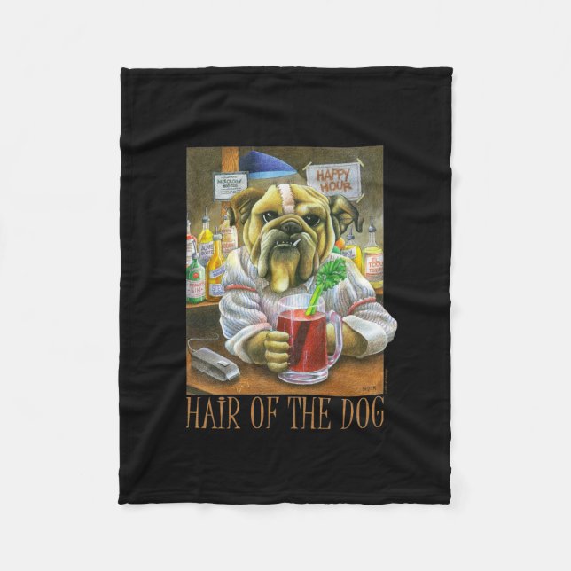 Hair of the Dog (Hangover Help) Fleece Blanket (Front)