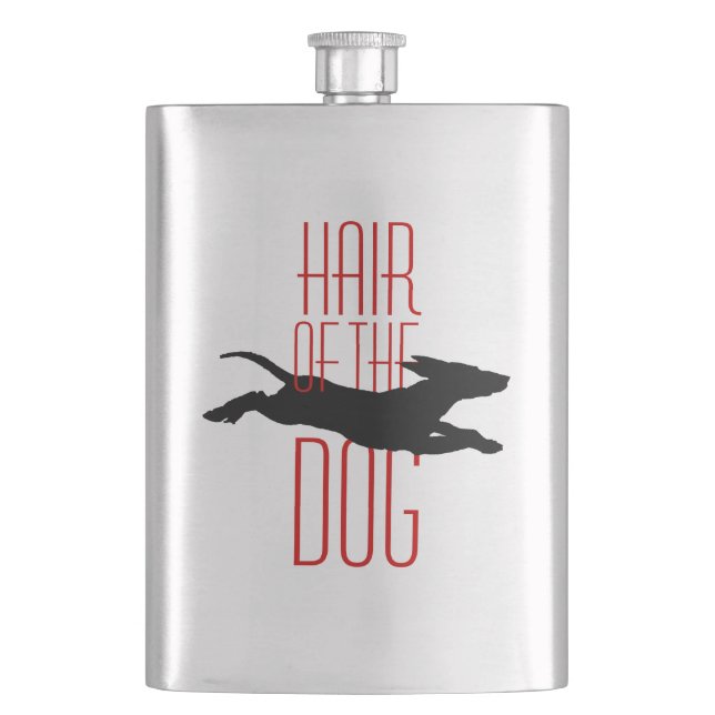 Hair of the Dog Hip Flask (Front)