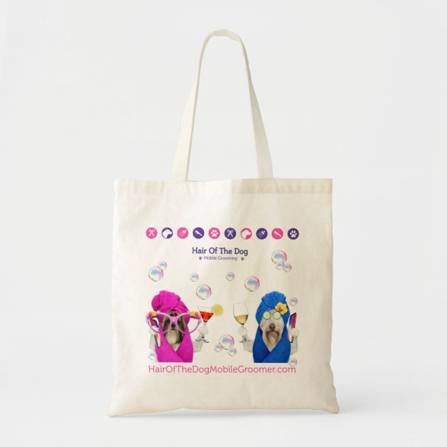 Hair of the Dog Tote Bag (Front)