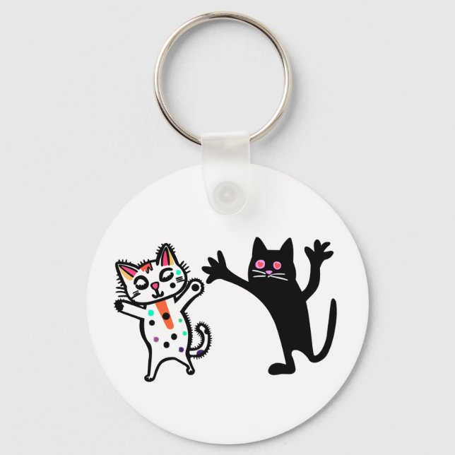 Hair-Raising (Yanchan) Keychain (Front)
