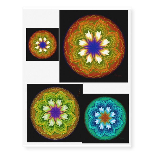 "Hair Rochelles"   Temporary Tattoo (Front)