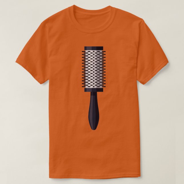 Hair Roller Brush T-Shirt (Design Front)