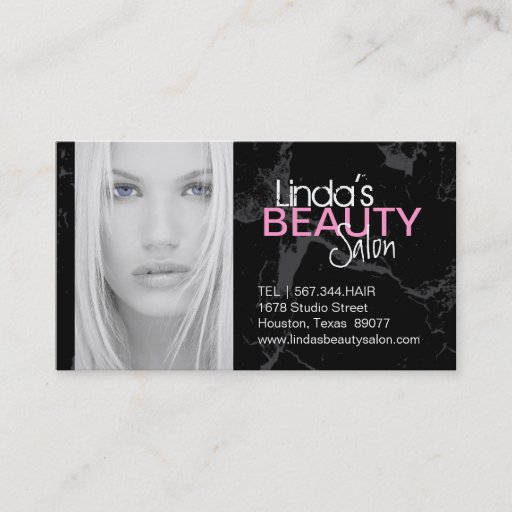 Customizable HAIR SALON AND SPA BUSINESS CARD