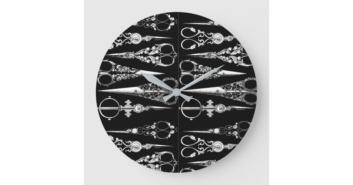 Hair Salon Beauty Salon Hairdresser Clock Zazzle