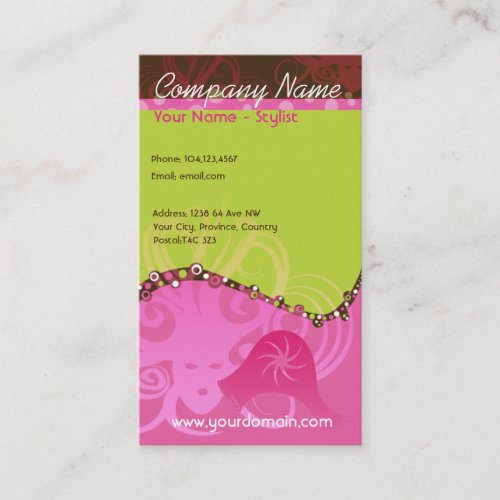 hair salon business card templates