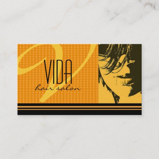 Customizable Hair Salon Business Card