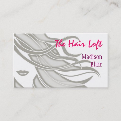 Customizable Hair Salon Business Card