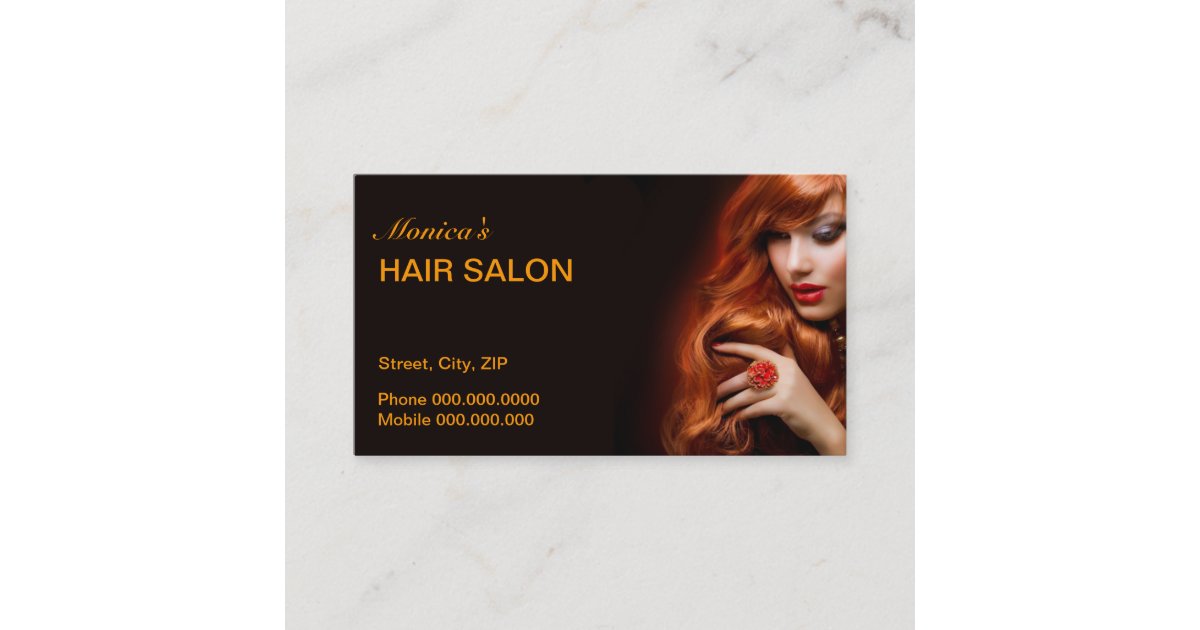Hair Salon Business Card
